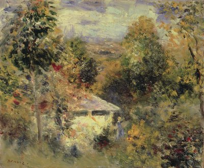 Casa nel bosco, 1875 da Pierre Auguste Renoir